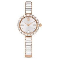 Swarovski Analog Quartz Watch Rose Gold Tone Sapphire Crystal 25mm 5677484
