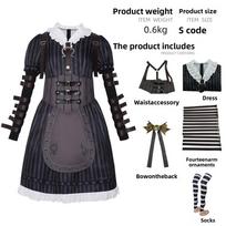 Alice Madness grįžta Cosplay kostiumas su poliesterio audiniu scenai ir vaidmenų žaidimams XL gray