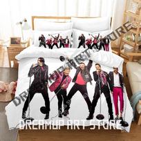 3D Print Backstreet Boys Bedding Set Single Twin Full Queen King Size Bed Set Adult Bedroom Duvetcover Sets Bed Sheet Set 70x133cm Kid Size