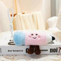 Educational Plush Ruler With Calculator And Pencil For School Supplies And Gift Style N,15cm