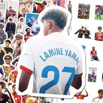 Lamine Yamal 27 Jersey Stickers 30pcs