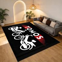 Tomos Bikes Living Room Nonslip Area Rug Soft Carpet For Bedroom Game Playroom Sofa Office Home Decor Doormat Christmas Gift C926325 60cmx90cm