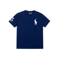 Polo Ralph Lauren SS23 Embroidery Pullover Short-Sleeve T-Shirt Navy Blue 710697554-041 XXL blue
