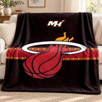 Miami Heat blanket Flannel Blanket Soft Cozy Plush Throw for Sofa Bed Lightweight Home Decoration Outdoor camping 80cmx120cm