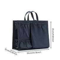 Tote Insert Organizer Structured Multi Compartment Bag for Child Organization tamsiai mėlyna spalva