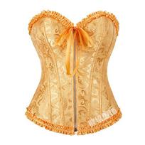 Zipper Waist Trainer Corset Tummy Control Body Shaper Bridal Wedding Waist Cincher 5XL beige
