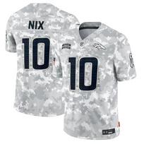 Vyriški Denver Broncos 10 Nix Futbolo Džersis Žaidimui Gerbėjui Sportinė Apranga S-3XL Men's Camo Commemorative In Stock