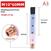 1Pcs Carbon Fiber Welding Brush M6/M8/M10 Pickling Brush Weld Cleaning Tool For Stainless Steel Rust Removal A3