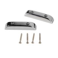 2PCS Anti Slip Bass Finger Thumbrest Plastic For Jazz Bass Finger Rest Bass Thumb Rest  For Bass gray