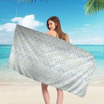 Geometric Waves Big Microfiber Beach Towels Quick Dry Towel Sand Beach Towels Pool Towel for Travel Swim Pool Yoga 30x60cm
