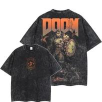 DOOM The Dark Ages 2025 Limited Tee Heavyweight Vintage Shirt for 140 gray