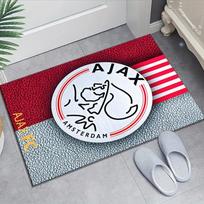 Ajax FC Design Area Rug - Non-Slip, Soft & Cozy Floor Mat for Living Room, Bedroom, Office - Indoor/Outdoor Decorative Carpet 40cmx60cm gray