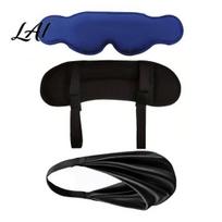 Adjustable Head Support 3-in-1 Travel Sleep Mask Set Blackout Eye Cover with Neck Pillow & Portable Nap Comfort Gear Arm Support Rest Kit C