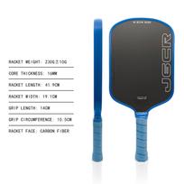 5th Gen Foam Core Carbon Fiber Pickleball Paddle, Thermoformed Design Professional Paddle with Excellent Power & Rebound Performance Blue long version