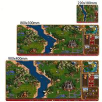 Heroes of Might and Magic 3 Map Art Mouse Pad XXL Rubber Non-slip Mousepad Keyboard Pads Gaming Accessories Mouse Mat 900x400mm Small siz180x220x2mm