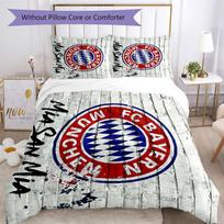 Fc Bayern Munich Bedding Set Breathable Duvet Cover With Pillowcases Home Decoration Birthday Gift 135cmx200cm