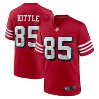 San Francisco 49ers 85 Kittle Football Jersey Mens Sports Training Game Top S