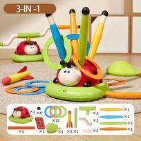 4 Styles Ladybug Multifunction Exercise Machine Ferrule Jump Rocket Launcher Toy Sports Entertainment Game Outdoor Educational