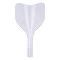 Professional Hairdressing Shield Cover Handheld Hair Dyeing Protector Haircut Face Mask  Salon transparent-Style 1