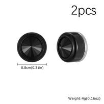 Magnetiniai cirkonio auskarai vyrams, 8 mm hipoalerginiai nerūdijančio plieno auskarai be pradurtų ausų, Punk roko papuošalų dovana black