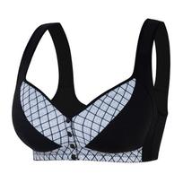 Super Size Women Summer Sexy Front Buckle Non Underwire Vest Underwear Order A Size Up 2XL