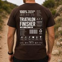 Triathlon Finisher Shirt, Swim Bike Run Tee, Triathlon Athlete Shirt, Endurance Race Shirt, Tri Gift, Long Distance Shirt, Triathlon Tee XL black