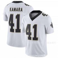 NFL Football Jersey New Orleans Saints 41 Kamara Mens Sports Shirt Black S