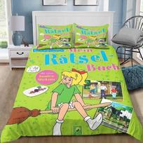 Cartoon 3D Bibi Blocksberg girls Duvet Cover Pillowcase Bedding Set Bedroom Decora Twin Full Queen Size boy adults Room gift 135x200cm (3pcs)