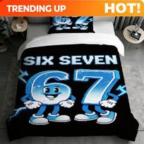 Customize 2/3pcs 67 Glove Printed Duvet Cover Set, Soft and Comfortable Polyester Fabric, Breathable and Skin-friendly, Suitable AU Single(140x210cm)