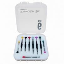 Watch Repair Screwdriver Set Sturdy for Work Bench Use, Hobbyists white