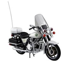 Aoshima Bunka Kyozai The Bike Series 59 Kawasaki KZ1000C Police 1000 1981 Model Plastic Model Kit Co., Ltd. 1/12 No.