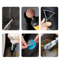 Auto Bike Tire Polishing Tool Car Tire Repair Tools with Linking Rod for Grinding Head Coarse Abrasive Grinding Head 1 gray