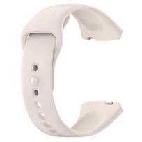 Silikoninis dirželis Redmi Watch 3 Active Pakeičiama apyrankė Xiaomi Mi Band Watch3 active Kvėpuojantis riešo dirželis for Watch 3 Active white
