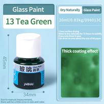 20/25ml Glass Acrylic Paint Glossy Brilliant DIY Craft Paint for For Artist Beginners Painting Pigment Hand Painted Glass Paint yellow