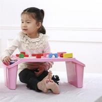 AEE2-Kids Lap Desk Tray, Kids Portable Lap Tray Plastic Lap Desk For Bed Classroom Laptop Kids Car Activity Dining Floor rožinė