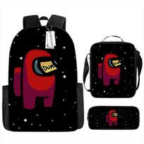 Among Us Supanti Animacinė Kuprinė Animacinis Studento Mokyklinė Kuprinė Vaikų Petinė Nugaros Anti-purslų Vanduo 17 inch backpack