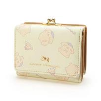 New multi-functional folding short wallet cartoon leather change bag mini cute male and female Sanrio wallet 11.5*8.5*3 beige