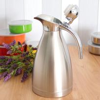 1.5 L Stainless Steel Lid Coffee Kettle Teapot Carafe gray