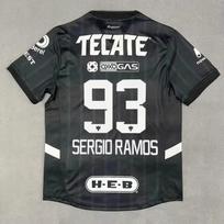 Best-selling  3D printed Monterrey football jersey for men and women, quick-drying shirt, breathable T-shirt XXXL white