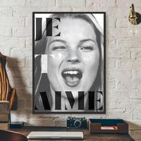 Kate Moss Mados Menas Metalo Skardos Ženklas Svetainės Miegamojo Baro Dekoras