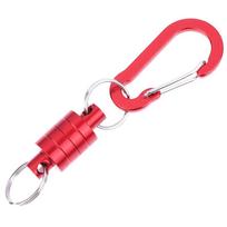 Žvejojimo kabliukas Magnetinis kabliukas su raktų pakabuku Karabinierius Kritimo stabdantis greito pakabinimo kabliukas Metalinis stiprus magnetinis kabliukas red
