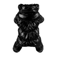 Big Designer Small Dog Clothes for Small Large Dogs Thicken Plush Waterproof Winter Dog Clothes for Dogs 2024 York Chihuahua Pug L black