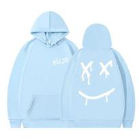 Louis Tomlinson Inspired Unisex Hooded Sweatshirt Winter Printed Cotton Blend Warm Oversized Pullover XL white