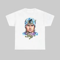 Anime Jojo Steel Ball Run Charlie Kirk Gyro Zeppeli Grafinis Medvilninis Unisex Marškinėlis Vasaros Naujas Yk Trumpomis Rankovėmis T-shirt 3XL white