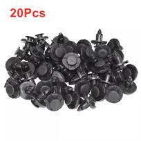 100Pcs 8mm Auto Fasteners Rivets Clips for Nissan Automotive Fastener Clips Body Push Retainer Bumper Trim Retainer Fastener Kit black