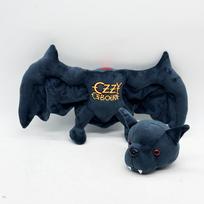 New  25Cm Ozzy Osbourne Bat Plush Pillow Doll For Boys And Girls Christmas Halloween Decoration Holiday Gift 25cm black