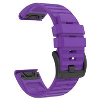 22mm 26mm QuickFit guminis dirželis Garmin Fenix 8 Pro 7 7X 6 6X GPS 5 5X plius 3HR/instinct 3 2X 970 apyrankė Fenix 8 laikrodžio juosta 1PCS QuickFit 26mm purple