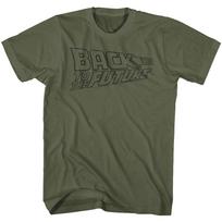 Back To The Future Logofade T-Shirt L black