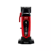 iPRO Professional Hair Clipper Profesionali belaidė plaukų kirpimo mašinėlė S1095-A, Raudona