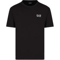 Emporio Armani EA7 SS24 Color Block Logo Letter Print Crew Neck Short Sleeve T-Shirt Men tops Black 8NPT25-PJVPZ-1200 XL black